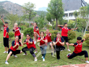 Students showing some skills