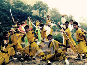 Dominic Carrilho training with the Chinese performance team