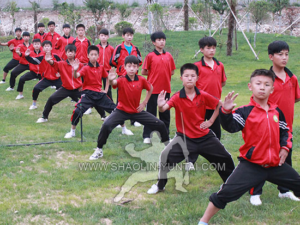 Formation de Shaolin Kung Fu en Chine